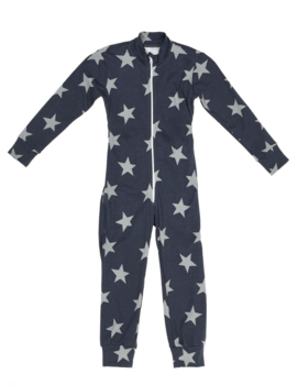 Комбинезон-пижама на молнии легкий "Звезды" ЛКМД-БК-ЗВЕЗД (размер 110) - Пижамы - интернет гипермаркет детской одежды Смартордер